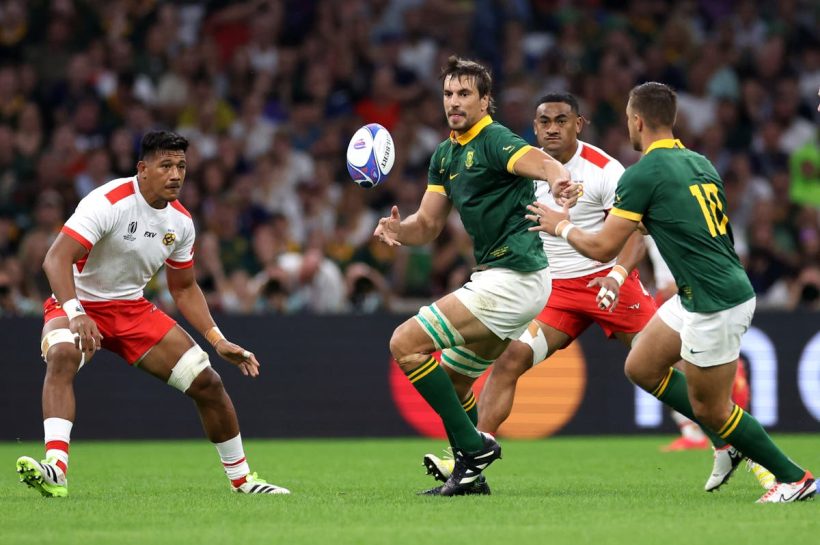 Rugby World Cup LIVE: South Africa v Tonga latest score and updates as Springboks look to bounce back